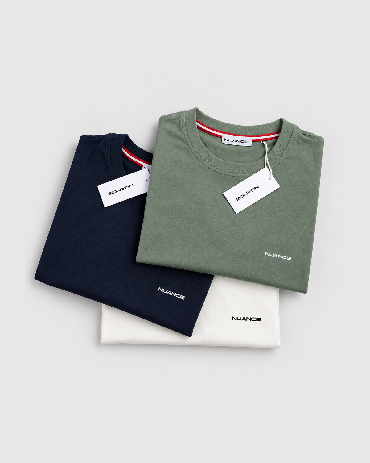 PACK de 3 — NAVY · VERT · BLANC